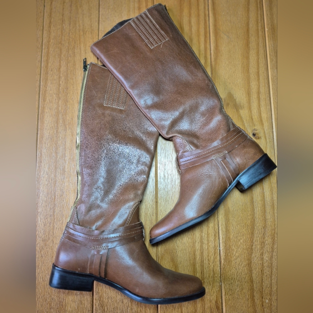 Matisse 'Flashback' Leather Riding‎ Boots - Size 6.5 - Picture 2 of 5